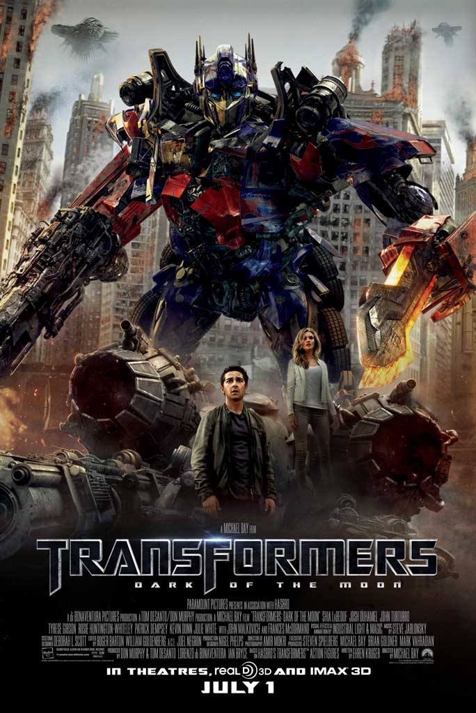 transformers dark of the moon new poster large