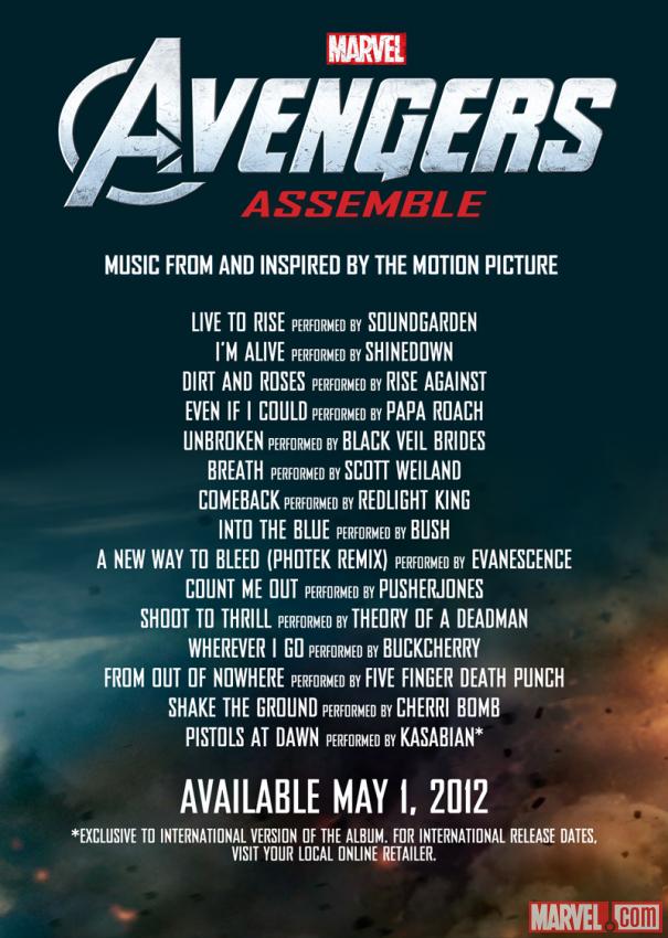 Soundgarden Records Live to Rise for Avengers Movie List