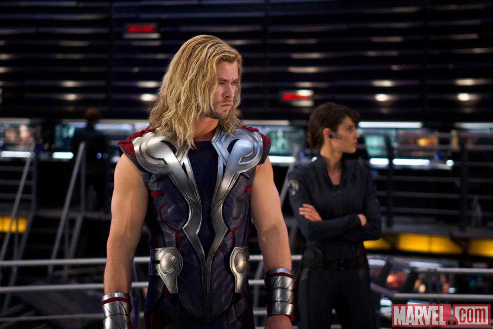 Thor Loki T Cobie Smulders Hiddelston Avengers Chris Hemsworth Maria Hill 